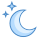 Luna luminosa icon