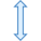 Redimensionner verticallement icon