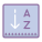 アルファベット順のソート icon