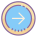Derecha círculo icon