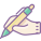 ペンを持つ手 icon