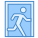 Notausgangsschild icon