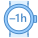 Minus 1 Hour icon