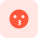 Kissing face expression emoji with eyes open icon
