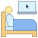 Travailler au lit icon