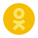Odnoklassniki cerchiato icon