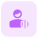 Audio shared by single user for the work purpose icon