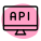 API in computer is programmed for graphical user interface icon