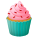 emoji de cupcake icon