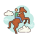 bockendes Pferd icon
