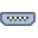 Micro-USB B icon