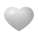 Weißes Herz icon
