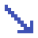 seta de pixel icon