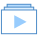 Playlist video icon