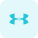 Under Armour an american company that manufactures footwear, sports, and casual apparel icon