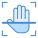 Handflächenscan icon