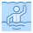 Schwimmen Rückansicht icon