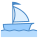 Barco à vela pequeno icon