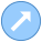 Circled Up Right icon