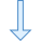 긴 아래쪽 화살표 icon