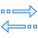 Flecha direccional horizontal icon