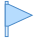 Закрашенный флаг icon