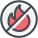 Do not start fire icon