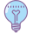 Bombilla globo icon