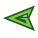 Flèche verte icon