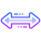 수평 크기를 조정 icon