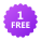 1 つ無料 icon