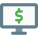 Online merchant website online transaction e-banking icon