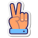 Hand Peace Skin Type 1 icon