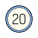 20 Circled icon