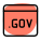 Dot gov domain for sale under landing page template icon