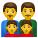 familia--hombre-hombre-niña-niña icon