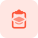 Bachelor's degree posted on a clipboard isolated on a white background icon
