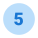 Circled 5 icon