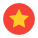 Звезда рейтинга в круге icon