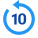 Повтор 10 icon