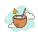 Cocktail al cocco icon