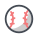 Pelota de béisbol icon