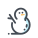 Boneco de neve icon