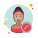 최종 통화 여성 icon