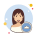 Cloud Account Login weiblich icon
