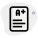A+ grade school exam result isolated on a white background icon