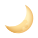 Halbmond-Emoji icon