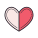 Half Heart icon