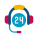 24 Hours Support icon