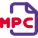 Musepack or MPC is an open source audio codec. icon